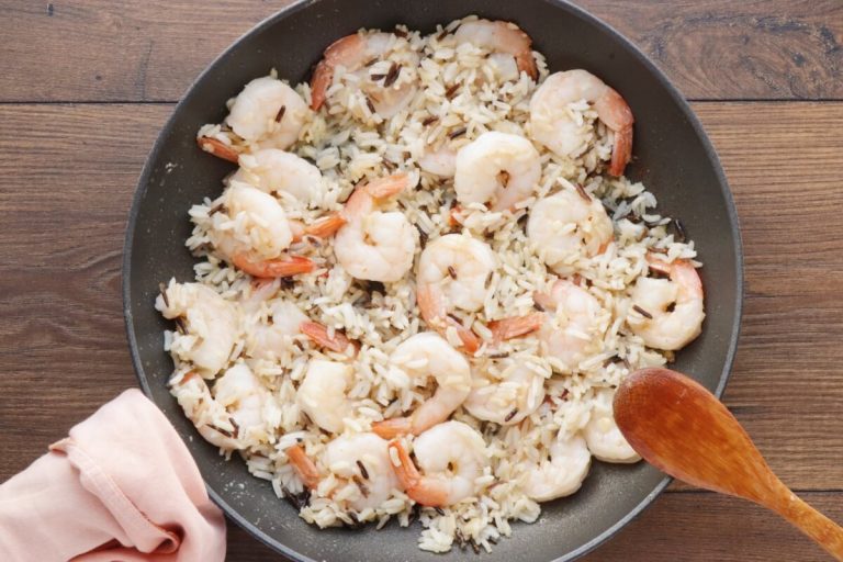 Step 5 - Garlic Butter Shrimp and Rice