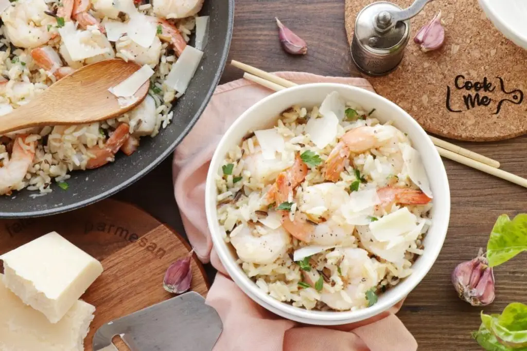 Garlic Butter Shrimp and Rice