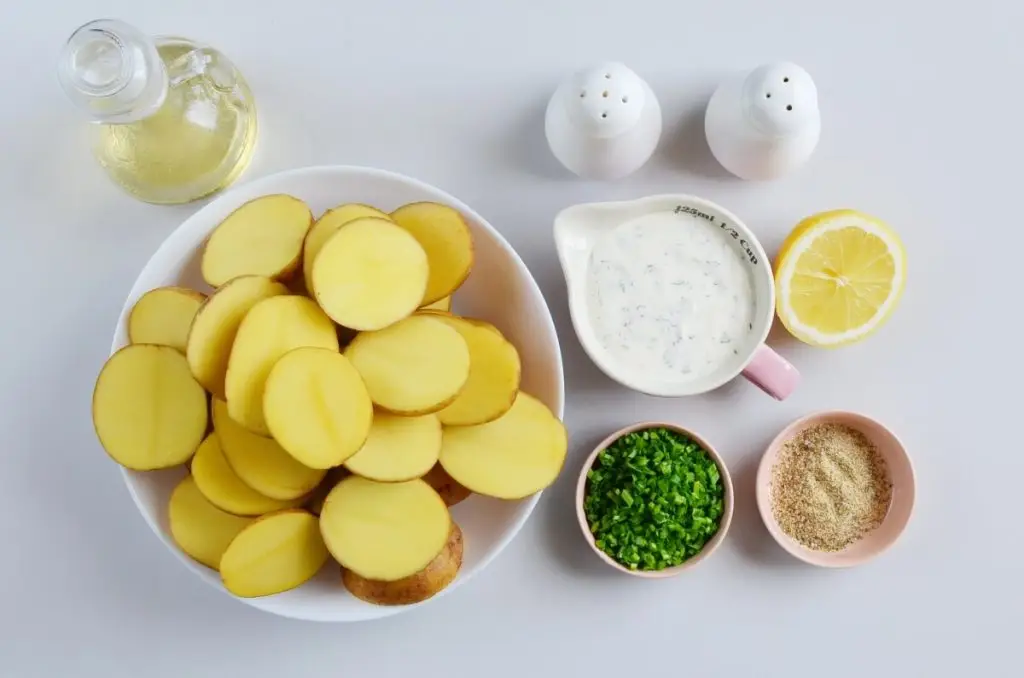 Ingredients for Grilled Ranch Potatoes
