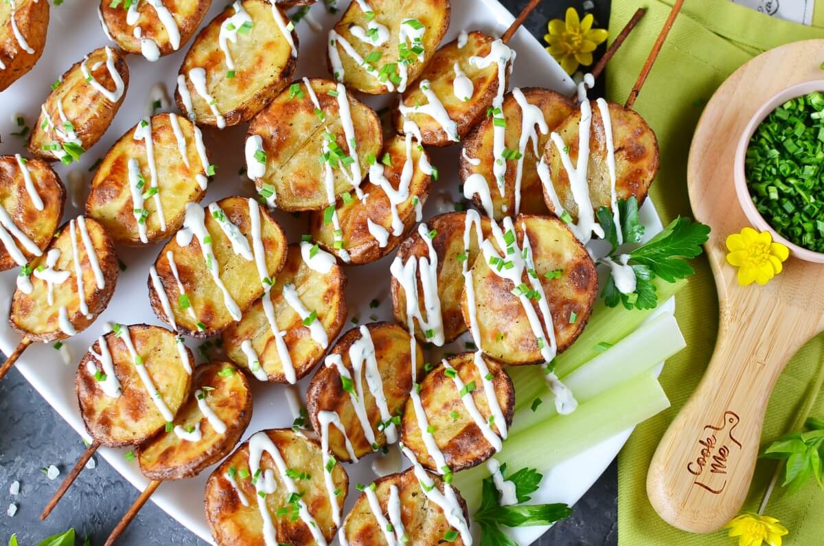 Grilled Ranch Potatoes