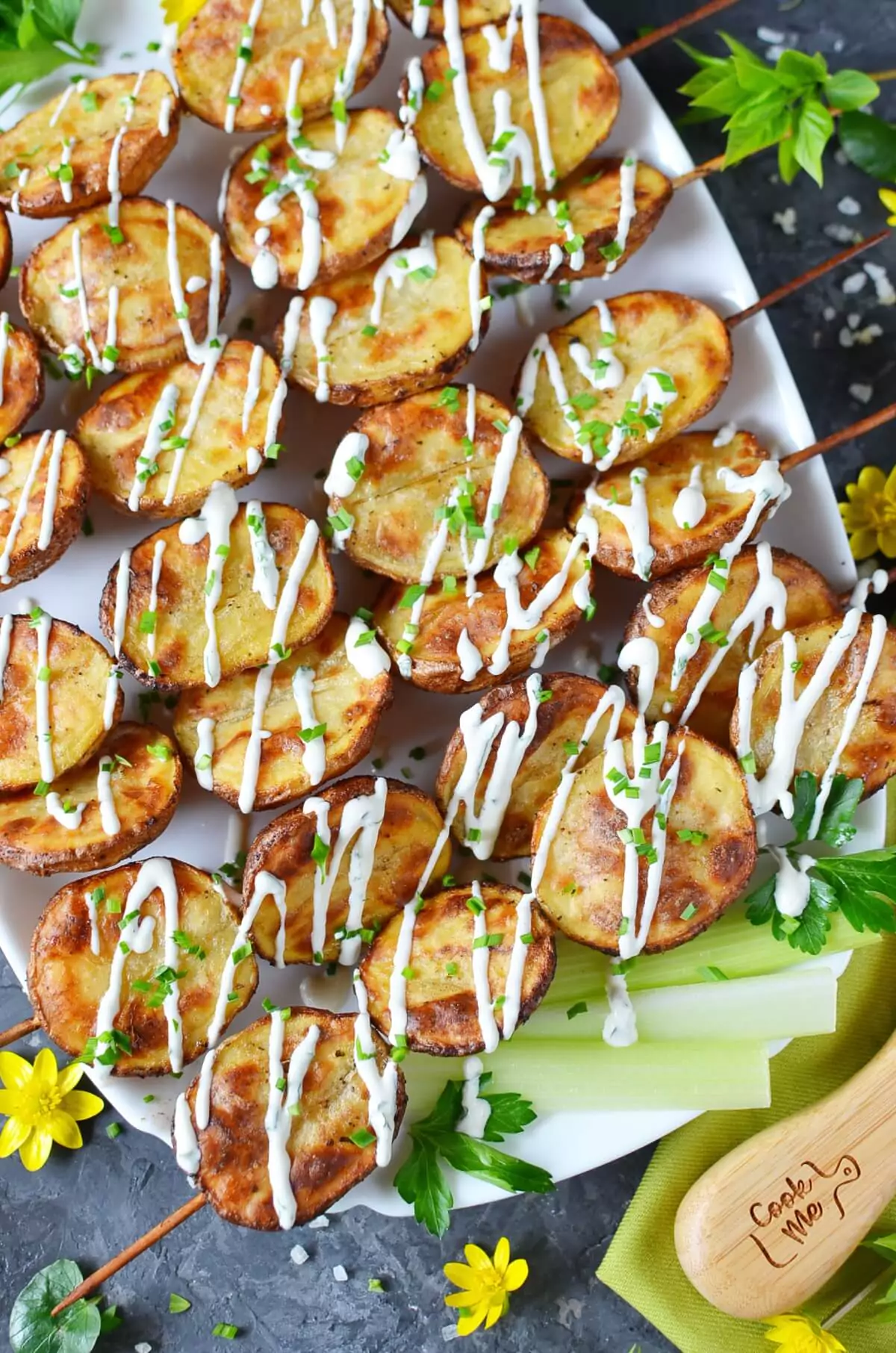 Grilled Ranch Potatoes