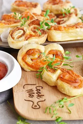 Ham & Cheese Savory Palmiers