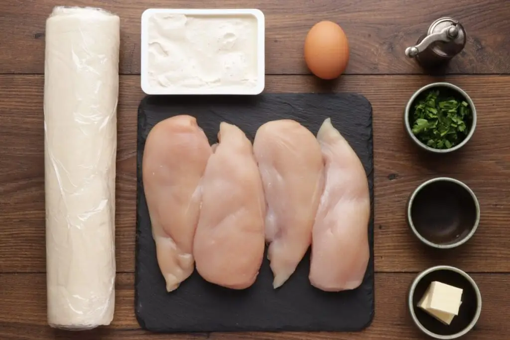 Ingredients for Herbed Chicken in Pastry