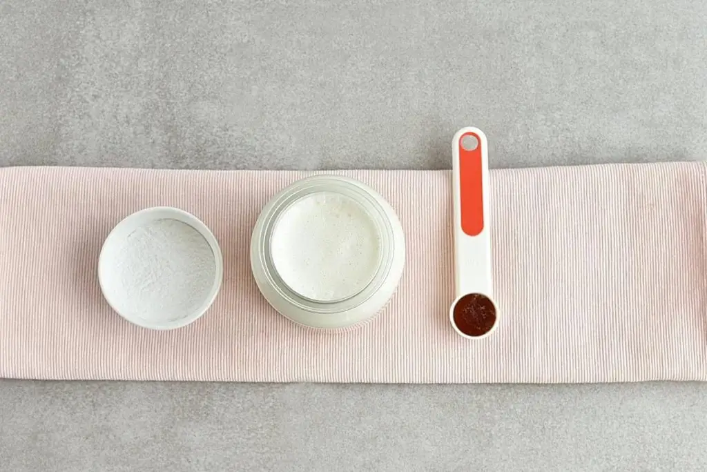 Ingredients for Homemade Whipped Cream