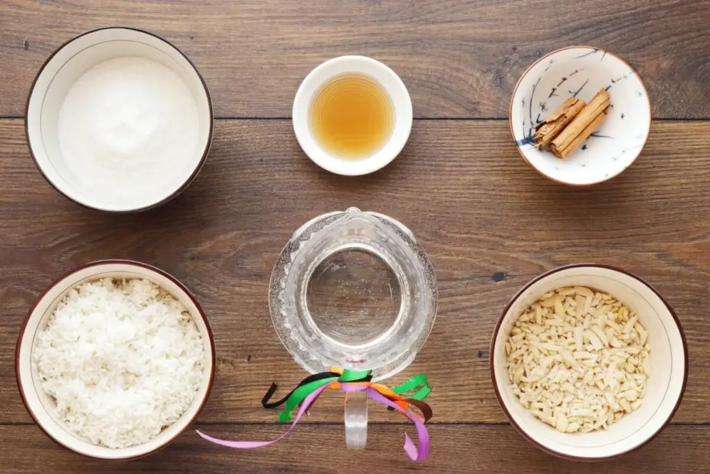 Ingredients for Horchata – Dairy-Free Mexican Drink
