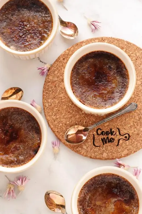Low-Carb Chocolate Truffle Crème Brûlée