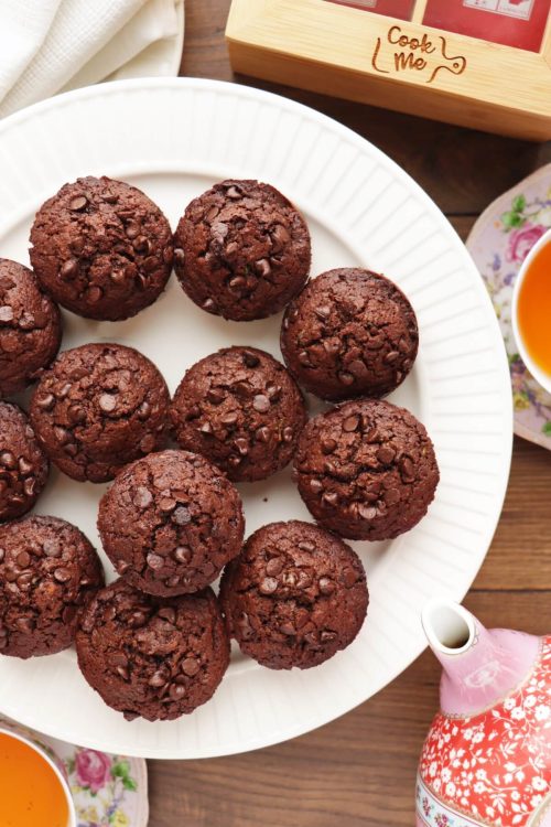 Low-Carb Chocolate Zucchini Muffins