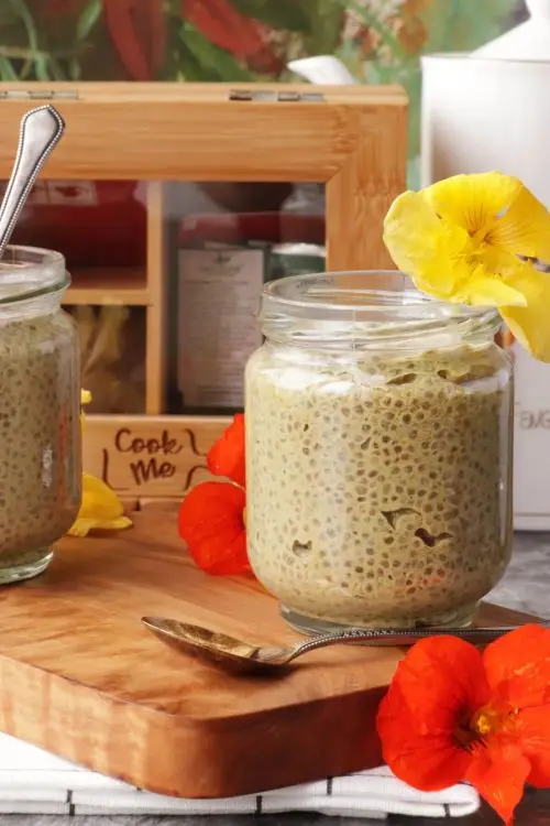 Matcha Latte Chia Pudding