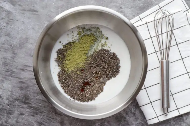 Step 1 - Matcha Latte Chia Pudding
