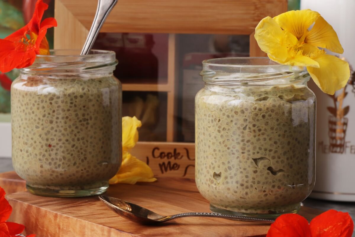 Matcha Latte Chia Pudding