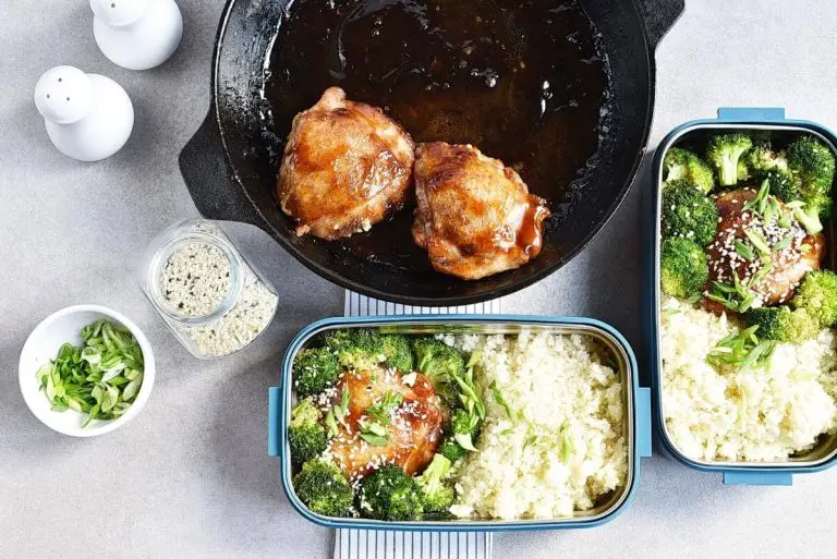 Step 8 - Meal-Prep Honey Sesame Chicken with Broccoli