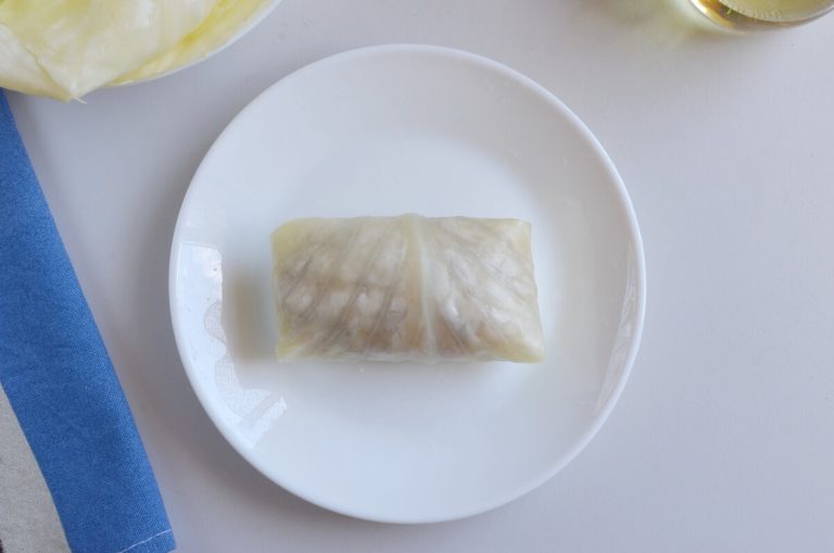 Step 10 - Mushroom Stuffed Vegan Cabbage Rolls