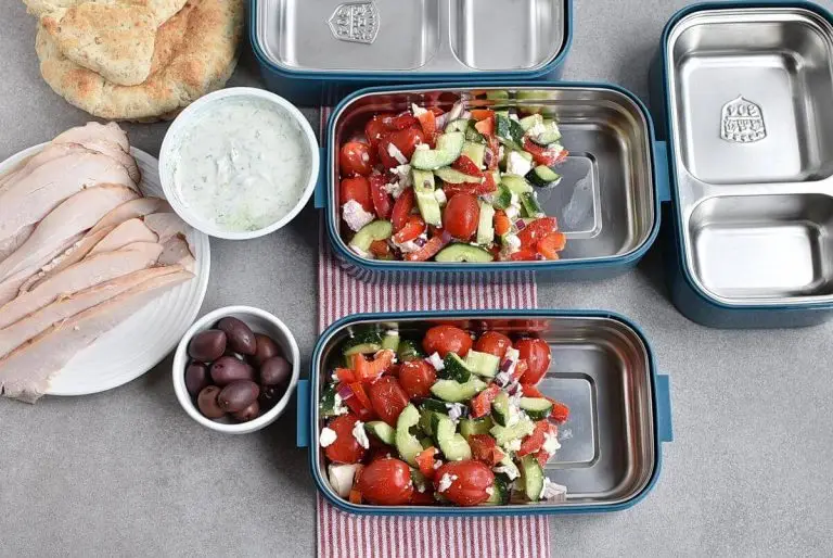 Step 2 - No Cook Greek Pita Bento Box