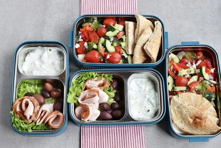 Step 3 - No Cook Greek Pita Bento Box