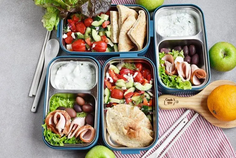Step 5 - No Cook Greek Pita Bento Box