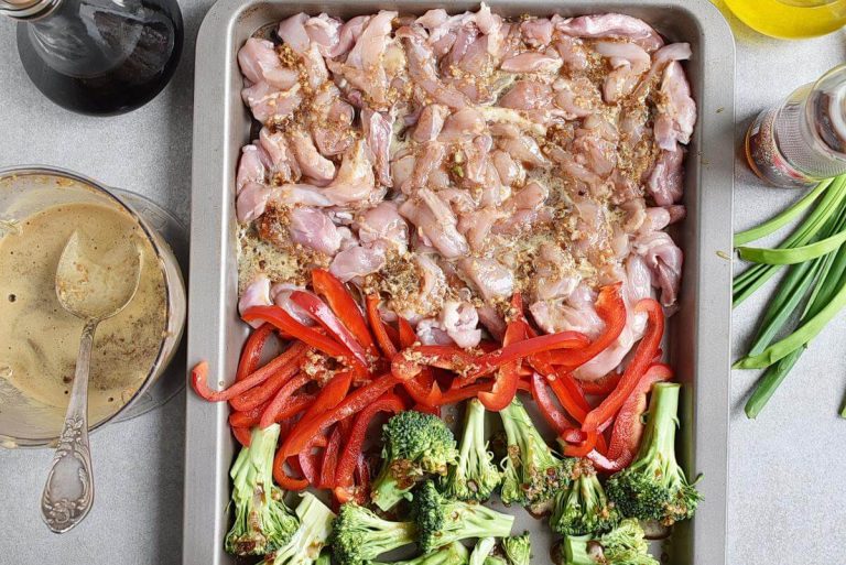 Step 4 - Sheet Pan Garlic Ginger Chicken & Broccoli