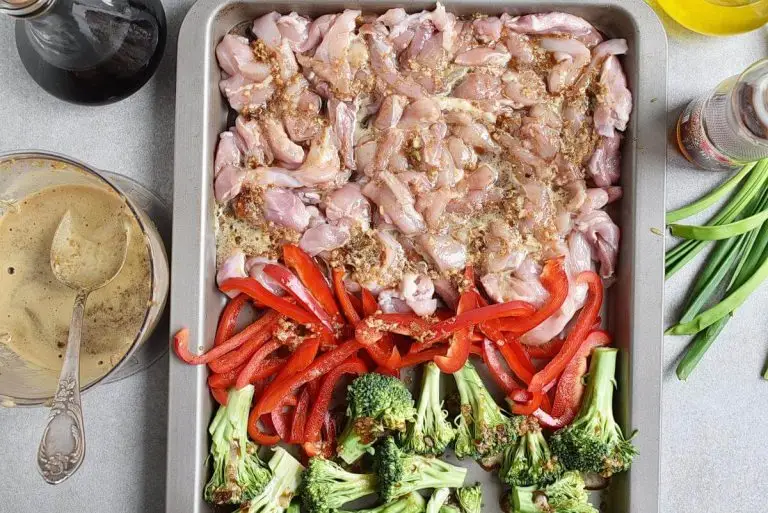 Step 4 - Sheet Pan Garlic Ginger Chicken & Broccoli