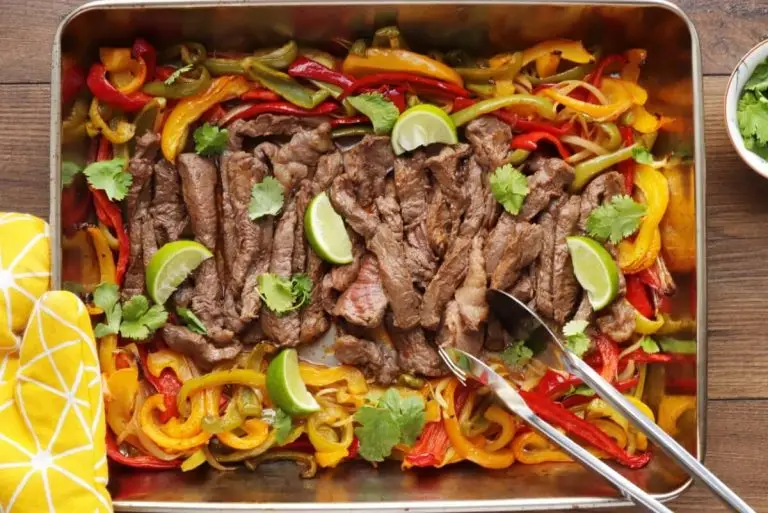 Step 8 - Sheet Pan Steak Fajitas