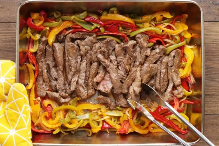 Step 7 - Sheet Pan Steak Fajitas
