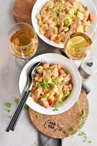 Smoked Salmon and Vodka Gnocchi