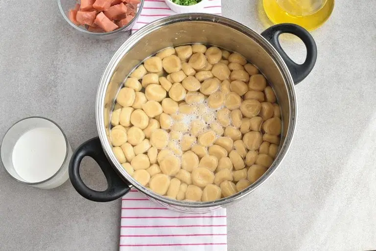 Step 4 - Smoked Salmon and Vodka Gnocchi