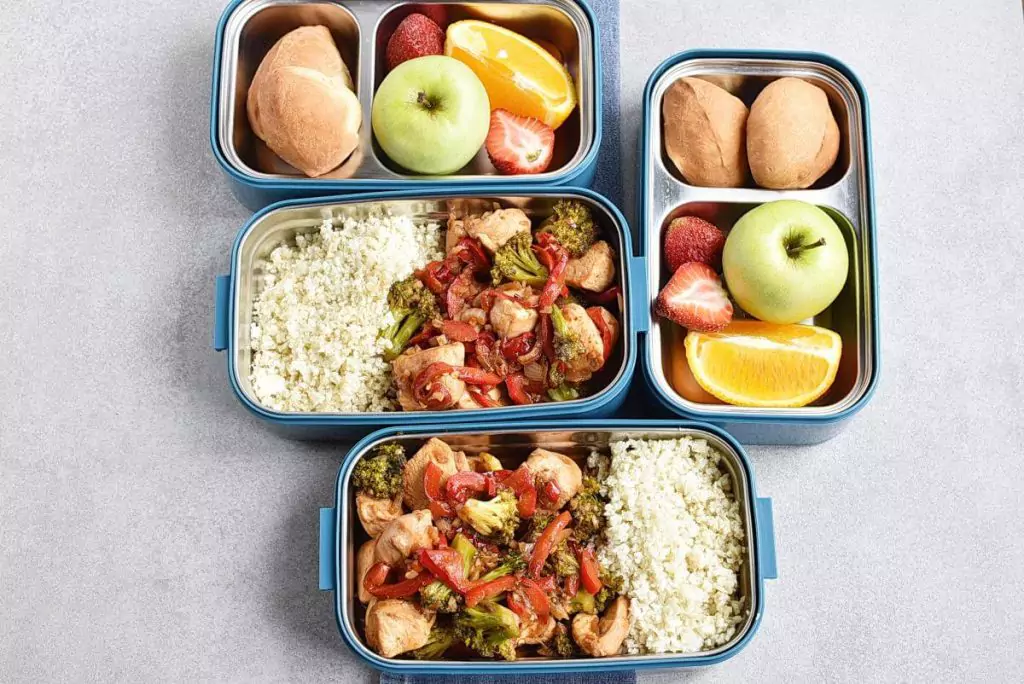 How to serve Asian Chicken and Veggies Lunch Box