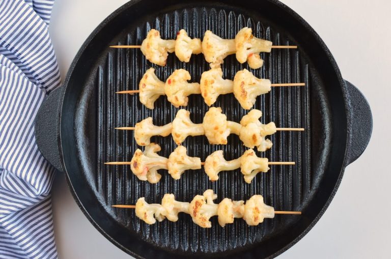Step 7 - Bang Bang Cauliflower Kebabs