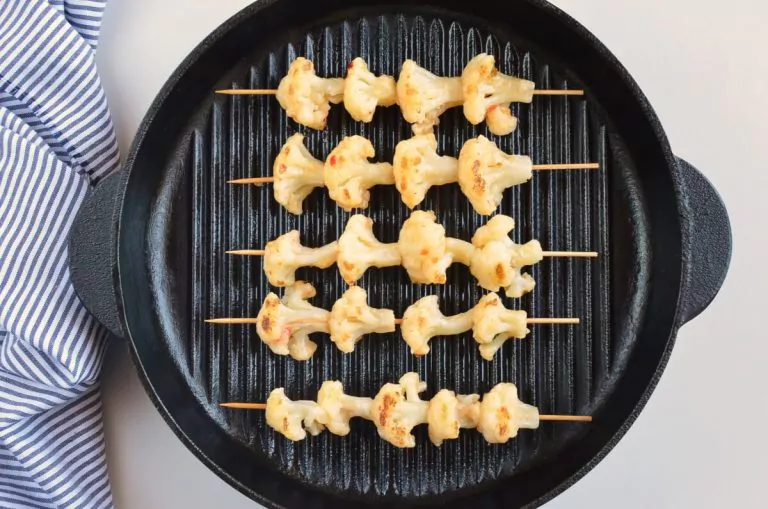 Step 7 - Bang Bang Cauliflower Kebabs