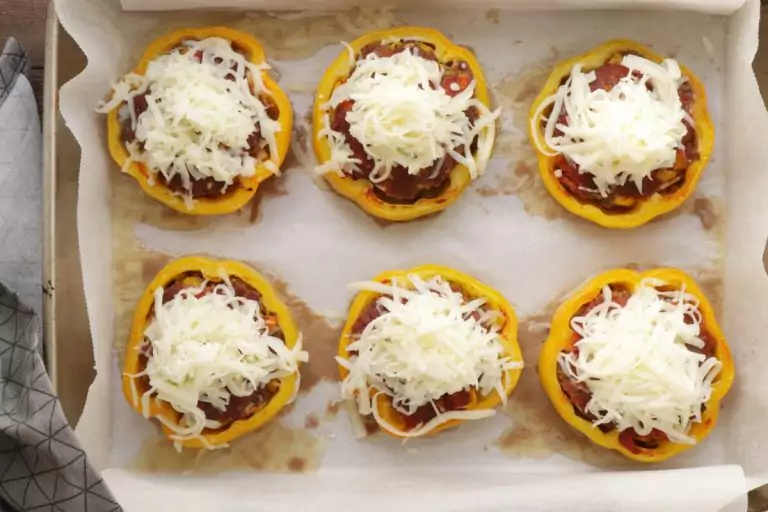 Step 6 - Bell Pepper Mini Meatloaf