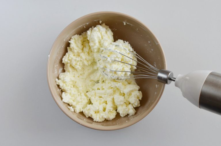 Step 1 - Blinis with Whipped Goat’s Cheese and Honey