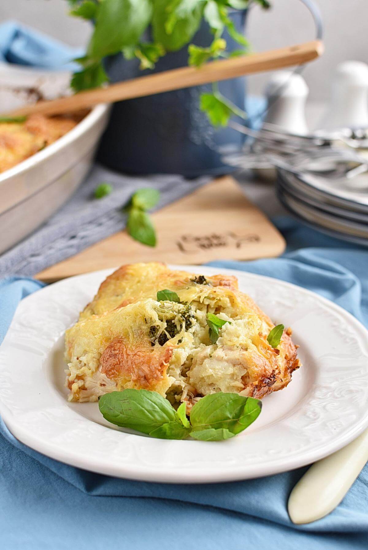 Broccoli Cauliflower Rice Chicken Casserole Recipe - COOK.ME