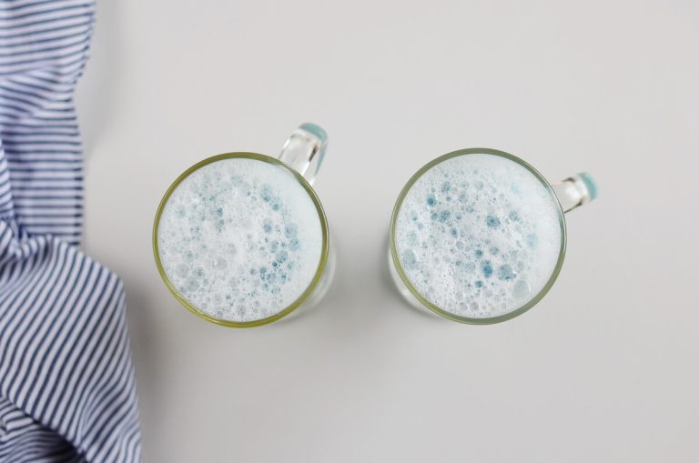 Step 6 - Butterfly Pea Flower Tea Latte