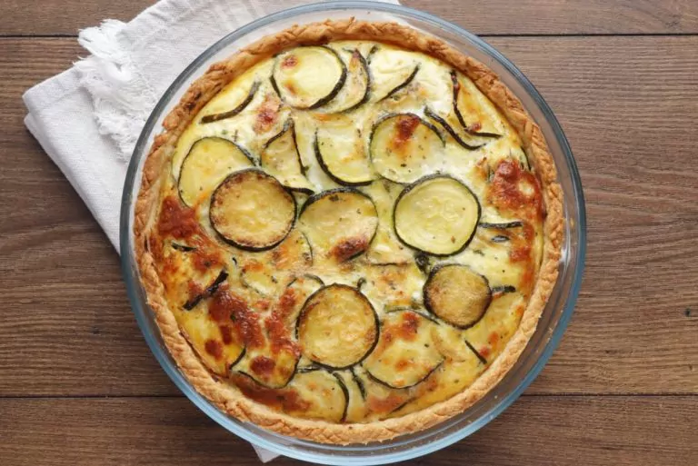 Step 8 - Cheesy Zucchini Quiche