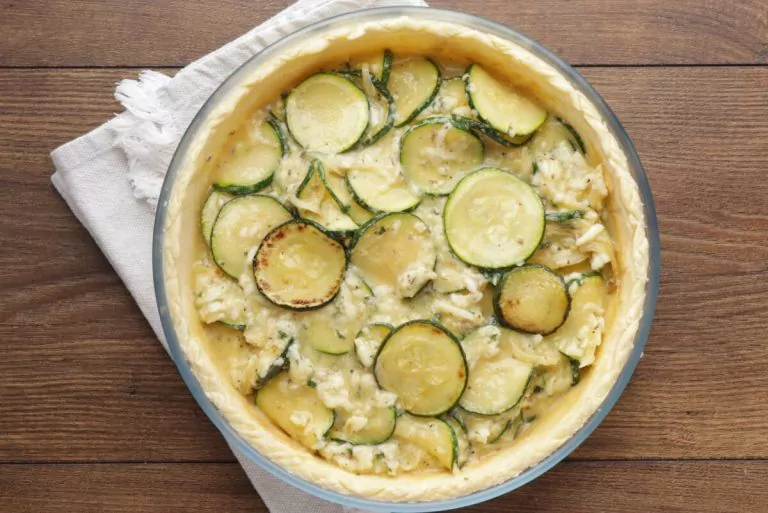 Step 7 - Cheesy Zucchini Quiche