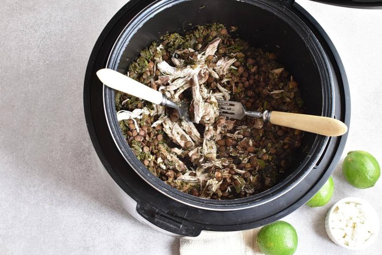 Step 4 - Cilantro Lime Chicken and Lentil Rice Bowls