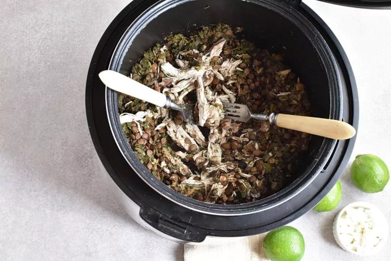 Step 4 - Cilantro Lime Chicken and Lentil Rice Bowls