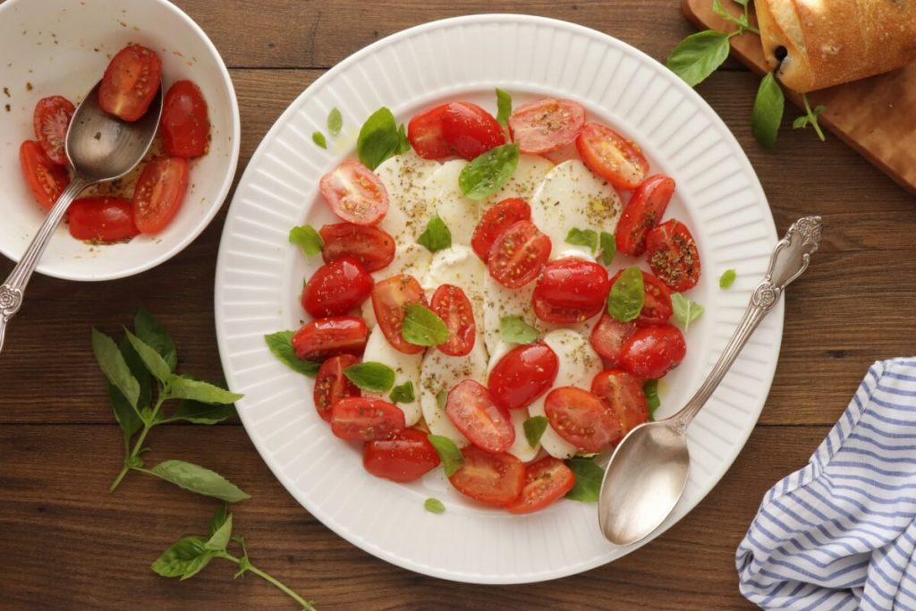 How to serve Classic Italian Caprese Salad
