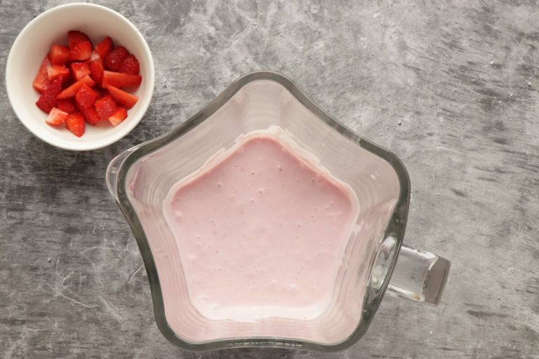 Step 3 - Creamy Strawberry and Yogurt Dessert