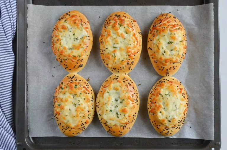 Step 11 - Easy Cheese Sesame Garlic Bread