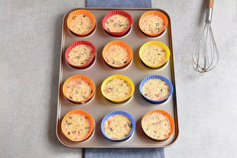 Step 4 - Keto Lunch Box Mini Quiches