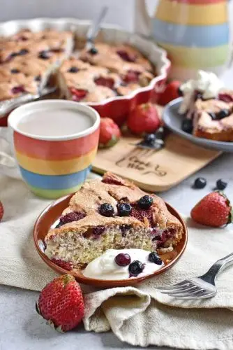 Easy Triple Berry Cake