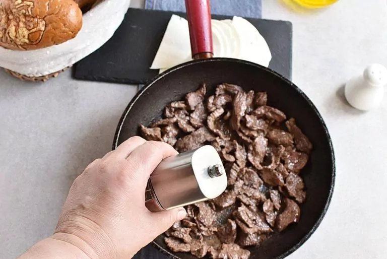 Step 4 - Homemade Philly Cheesesteaks