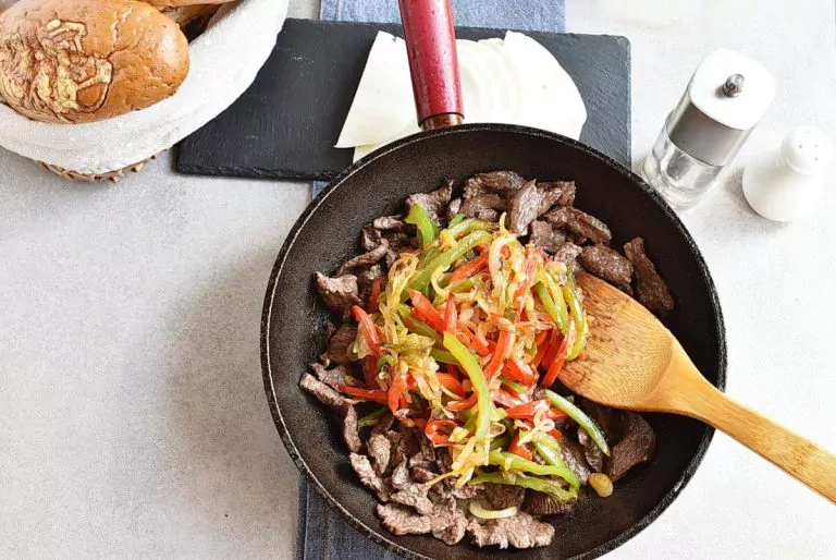 Step 5 - Homemade Philly Cheesesteaks