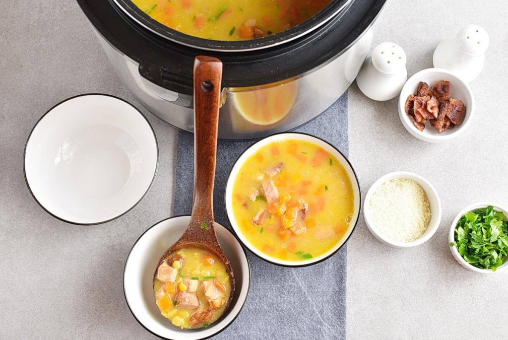 How to serve Instant Pot Split Pea Soup