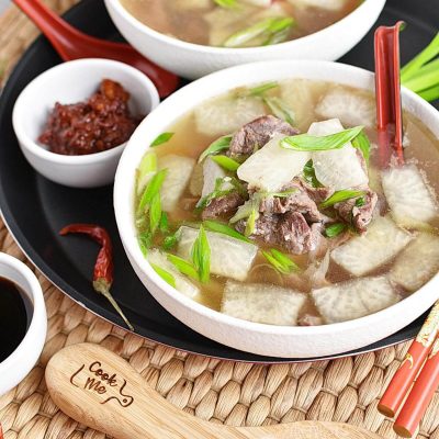 Korean Radish Soup - Muguk Recipes–Homemade Korean Radish Soup - Muguk–Easy Korean Radish Soup - Muguk