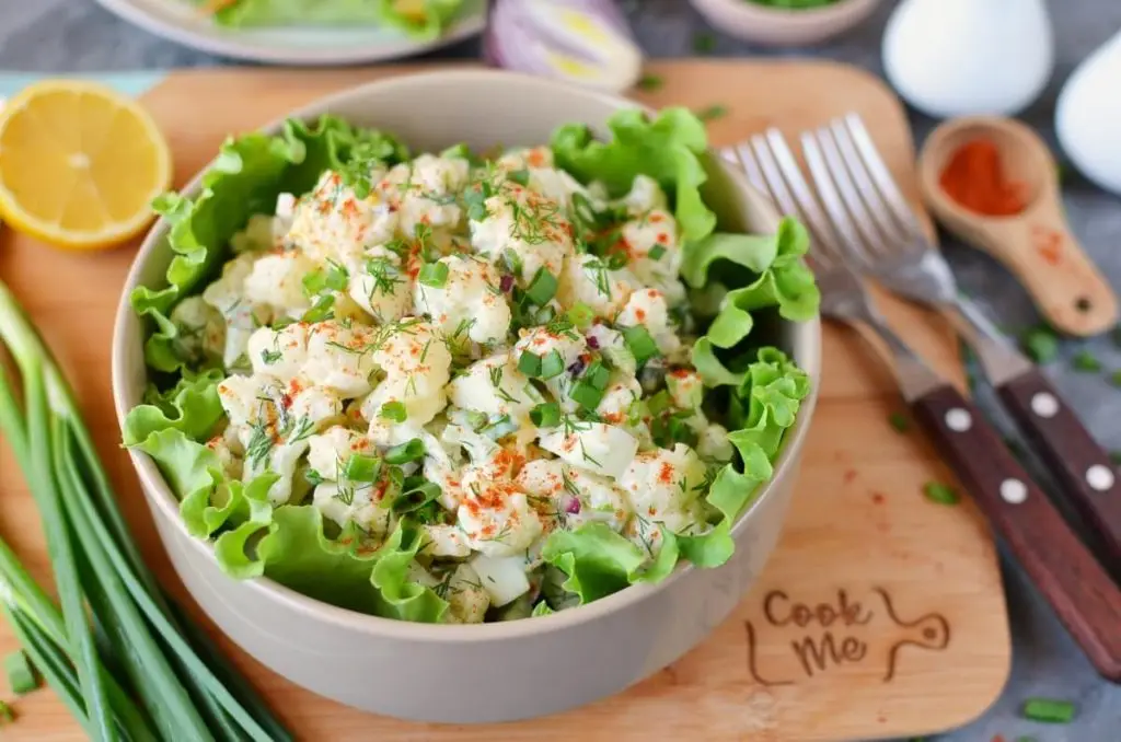 Low-Carb Cauliflower “Potato” Salad