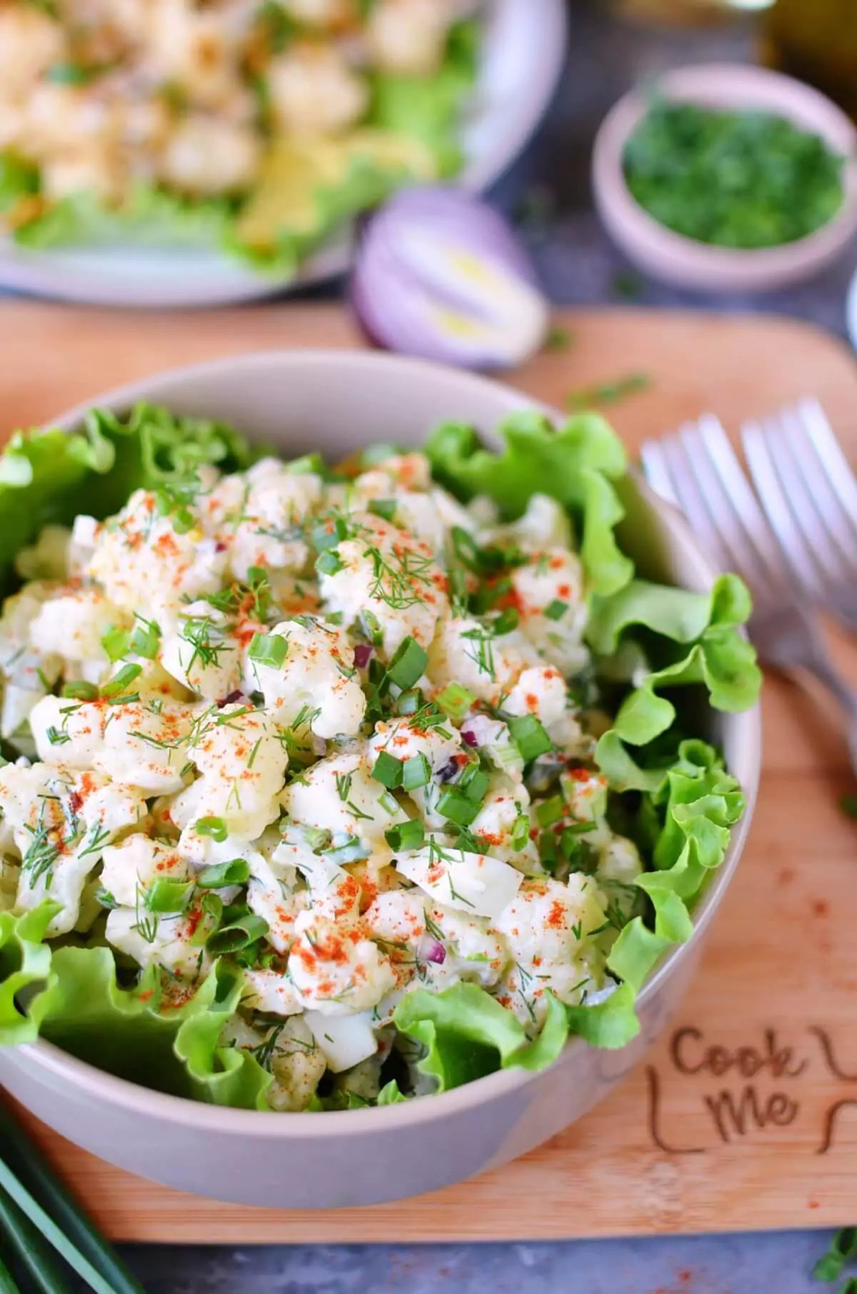 Low-Carb Cauliflower “Potato” Salad