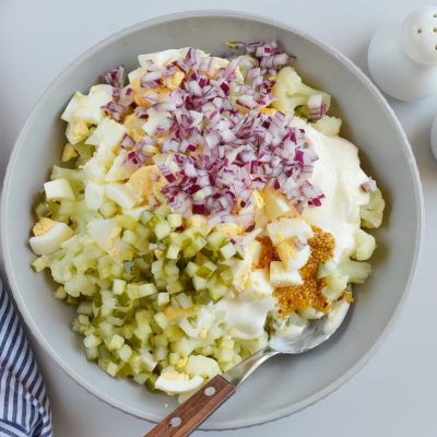 Low-Carb Cauliflower “Potato” Salad recipe - step 3