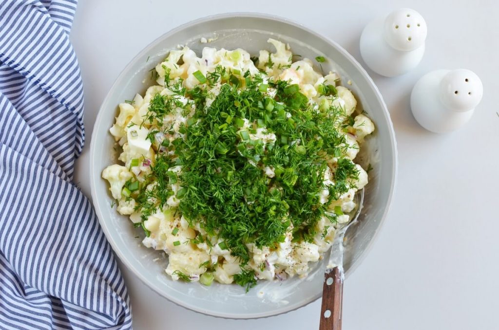 Low-Carb Cauliflower “Potato” Salad recipe - step 5