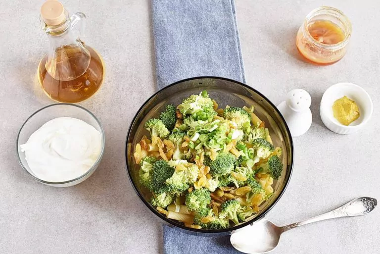 Step 2 - Meal-Prep Creamy Pasta Salad with Broccoli and Raisins